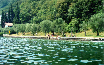 Beaches and pic nic area in Monte Isola
