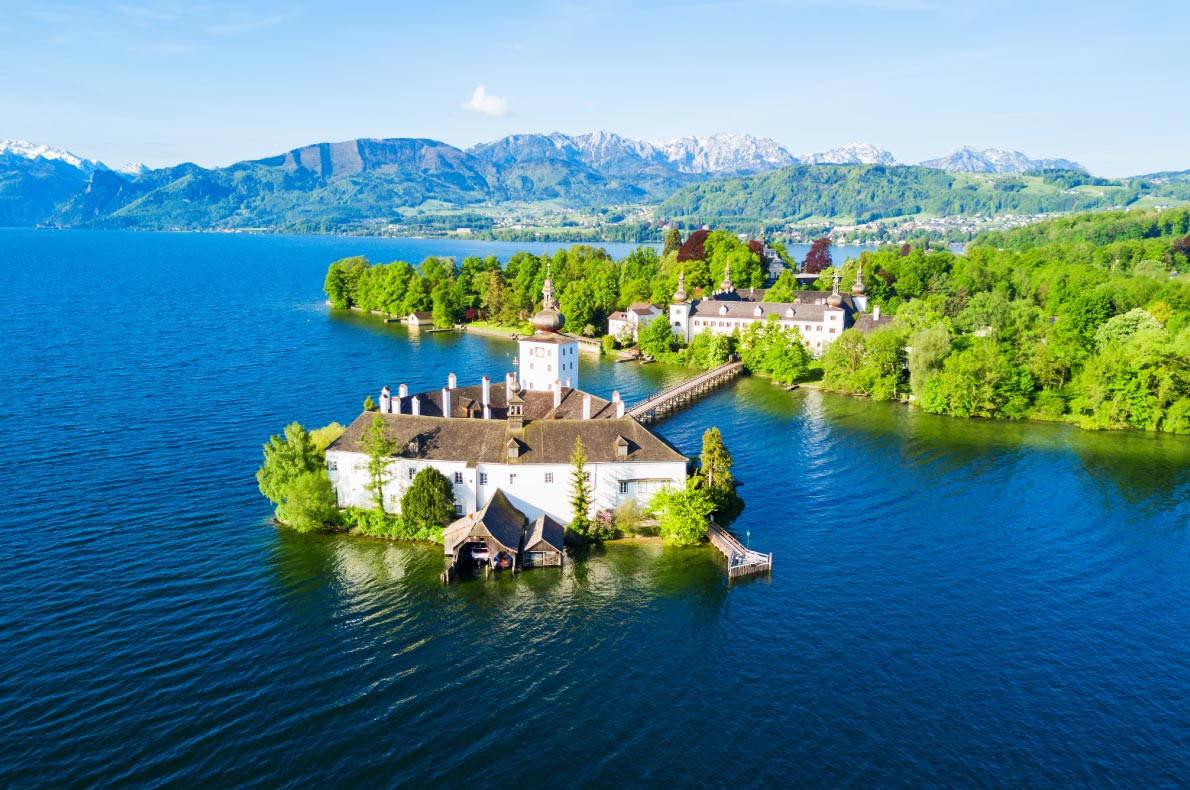 Best hidden gems in Austria - Schloss Ort Castle in Gmunden