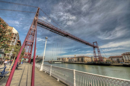 Bilbao top things to do - Vizcaya Bridge - Copyright iwillbehomesoon