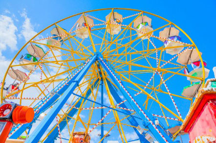 Greece Athens, Wheel carousel at luna park games Copyright Korpithas