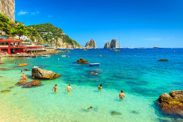 Capri Swimmer copyright Gaspar Janos